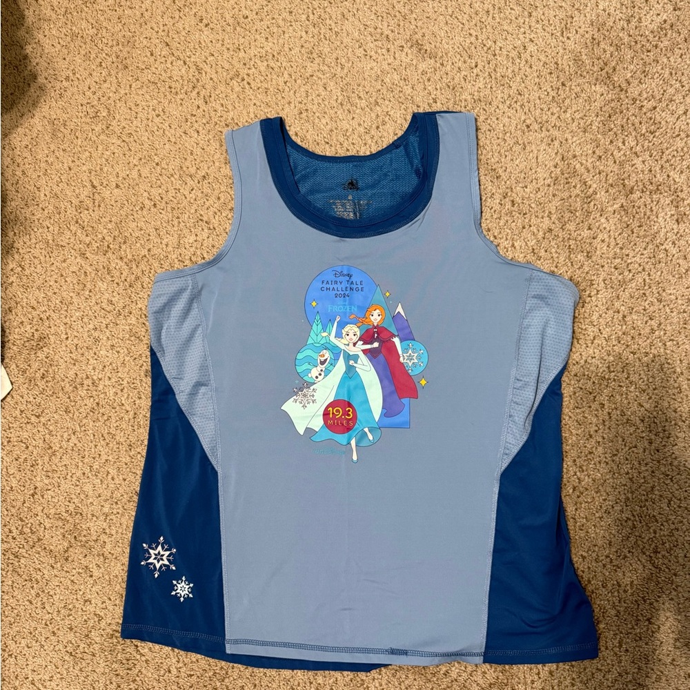 RunDisney 2024 Fairytale Challenge Frozen Tank Top